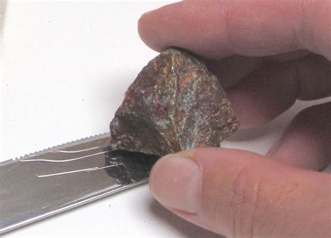 what tools are used to test a mineral hardness|diy mineral hardness test.